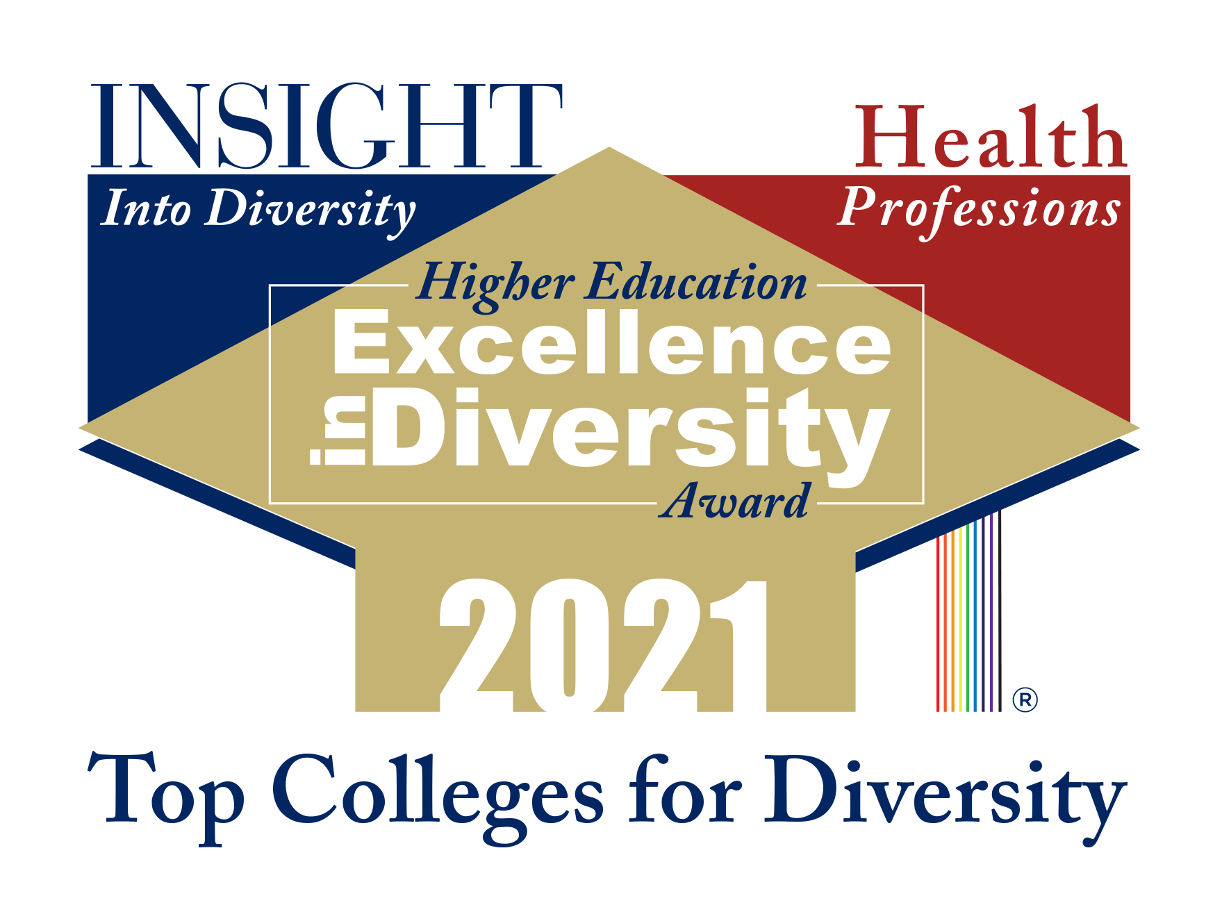 Insight Into Diversity 2021 Health Professions Higher Education Excellence in Diversity (HEED) Award logo