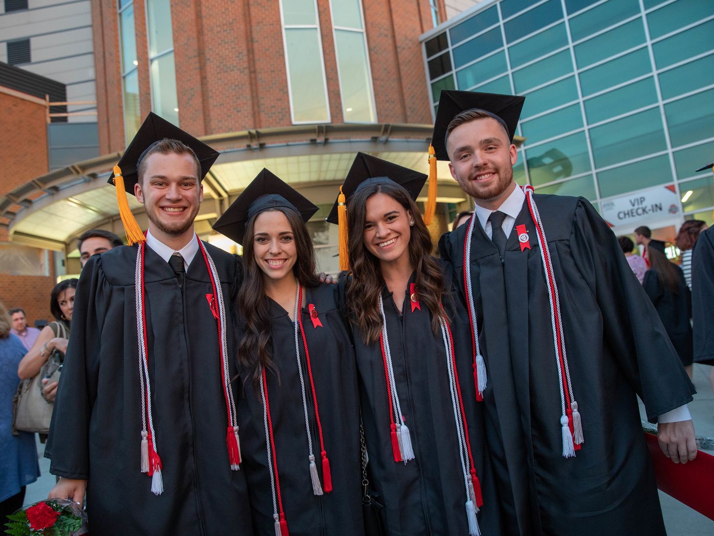 group of Ohio State students at Convocation
