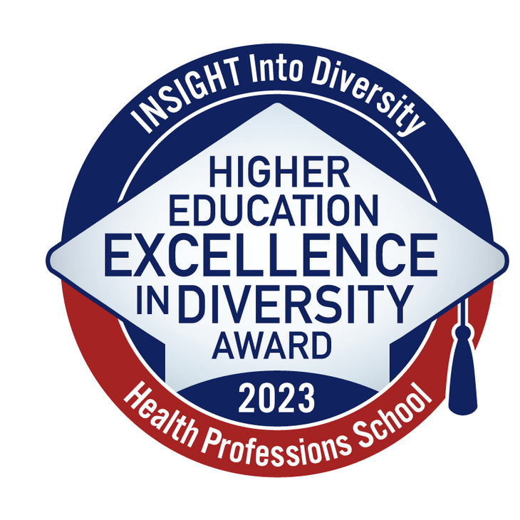 Insight Into Diversity 2023 Health Professions Higher Education Excellence in Diversity (HEED) Award logo