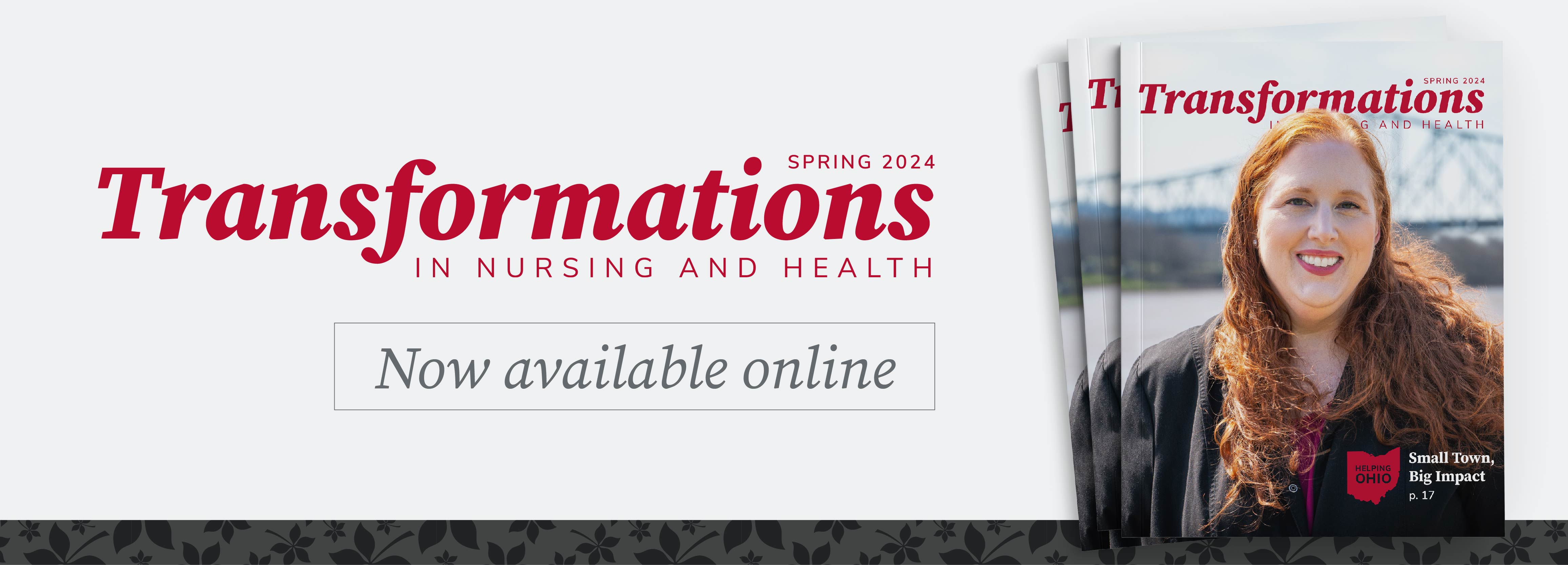 Spring 2024 Transformations in Nursing and Health
