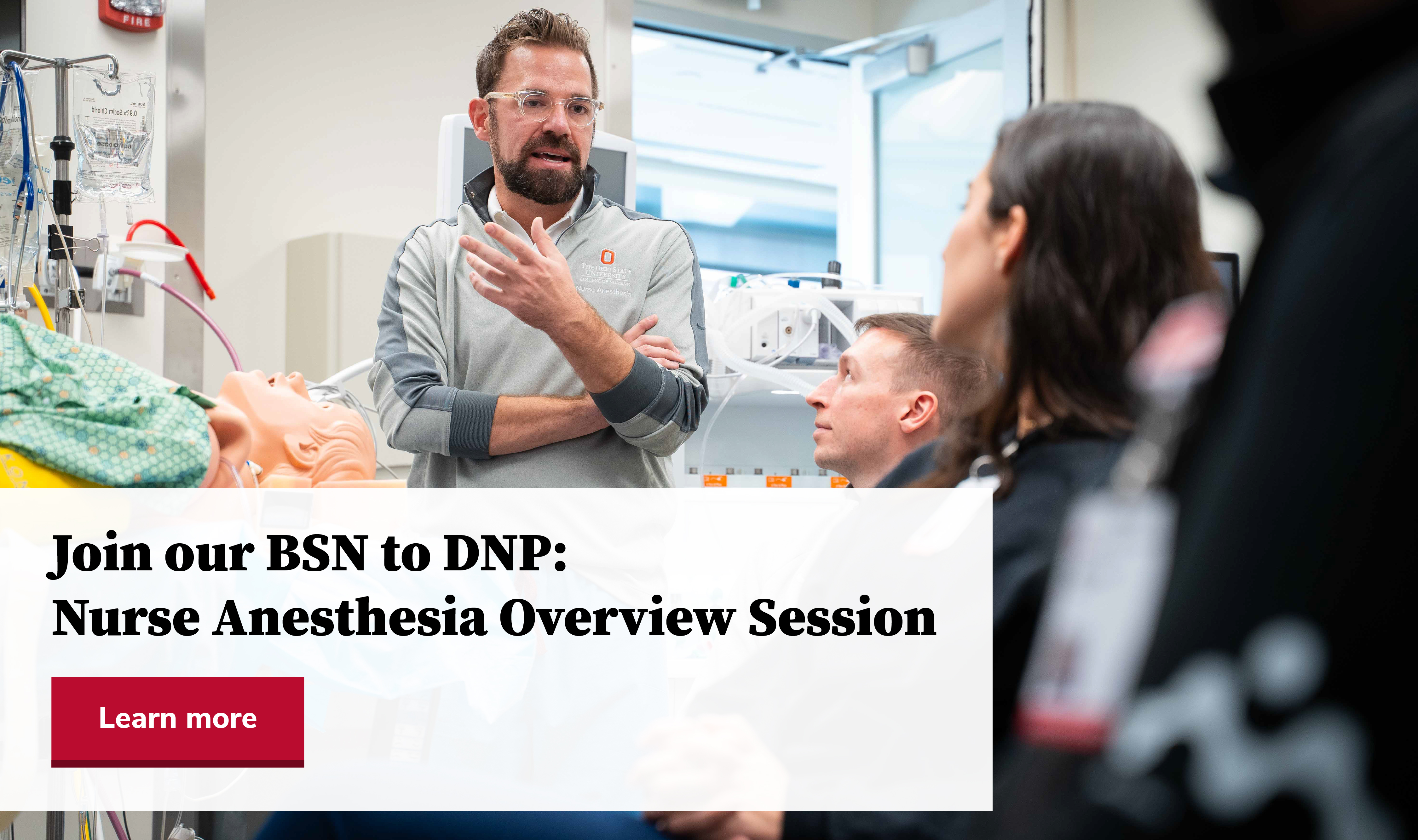 CRNA faculty teaching students