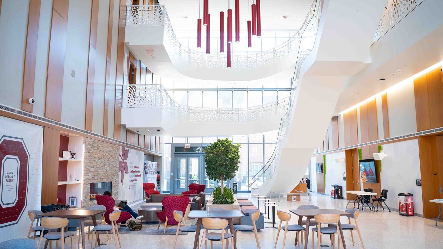 Heminger Hall atrium