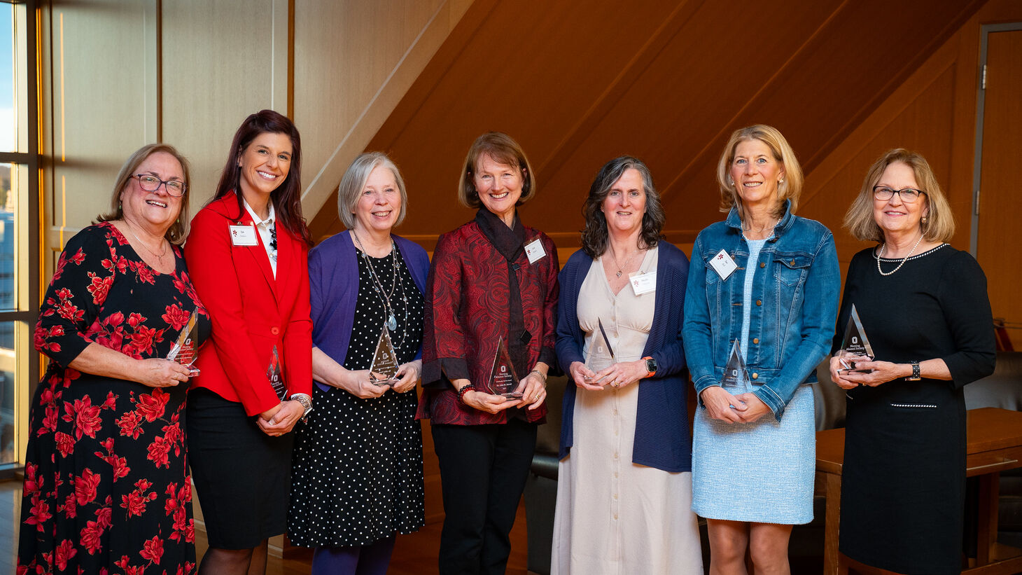 group photo of 2025 Nursing Alumni Society award winners