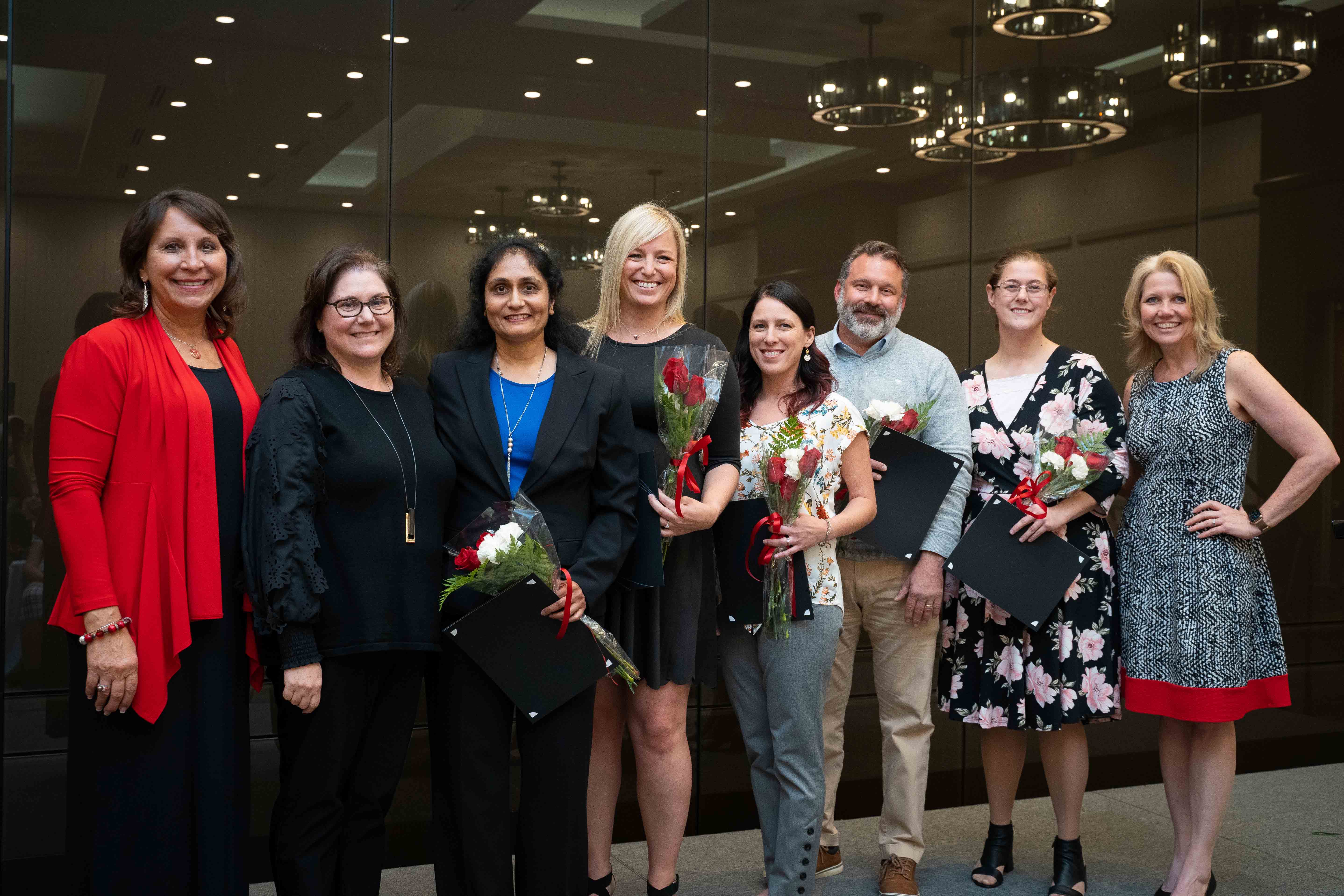 group photo of preceptor of the year award winners