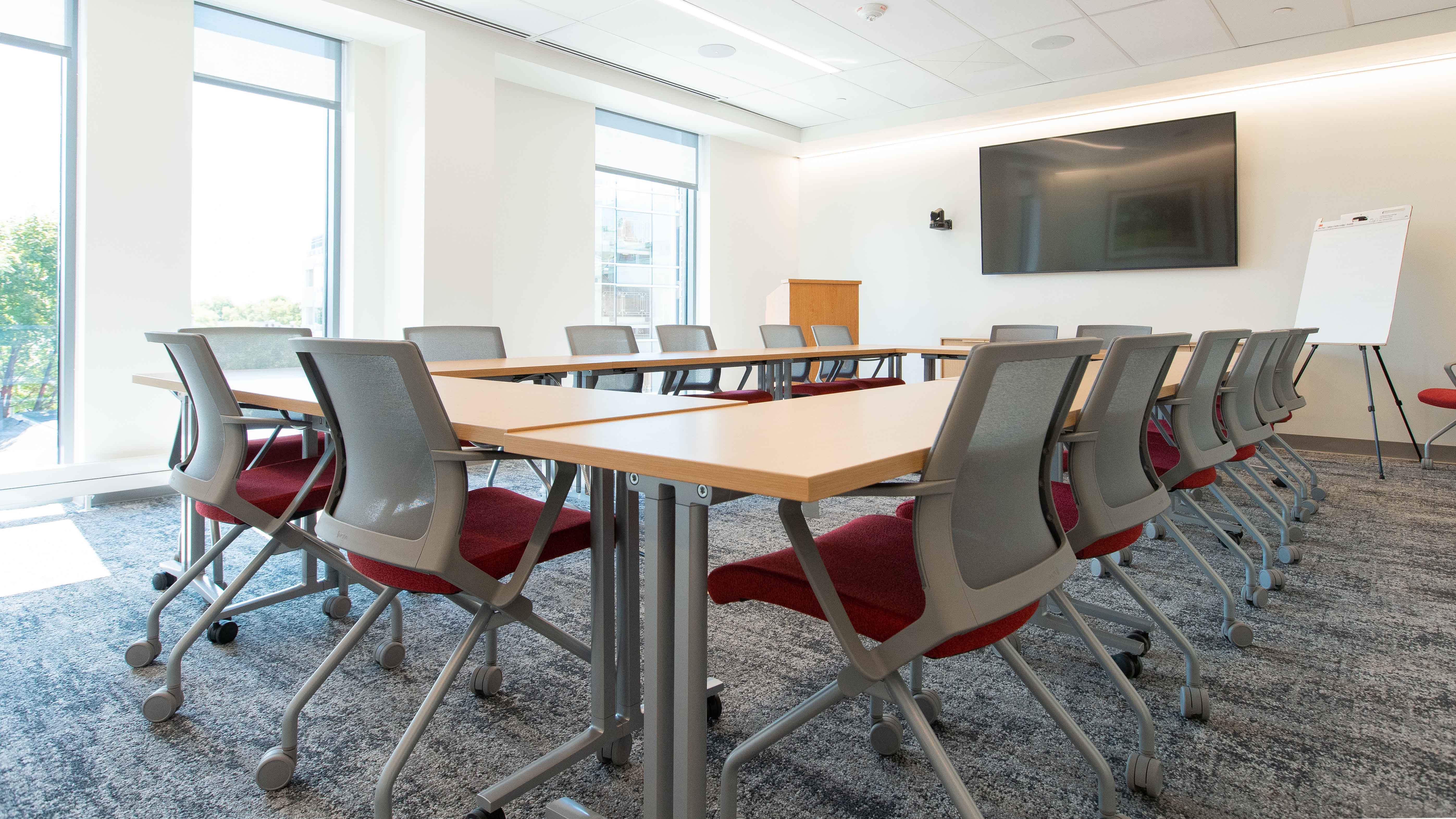 conference room in Heminger Hall