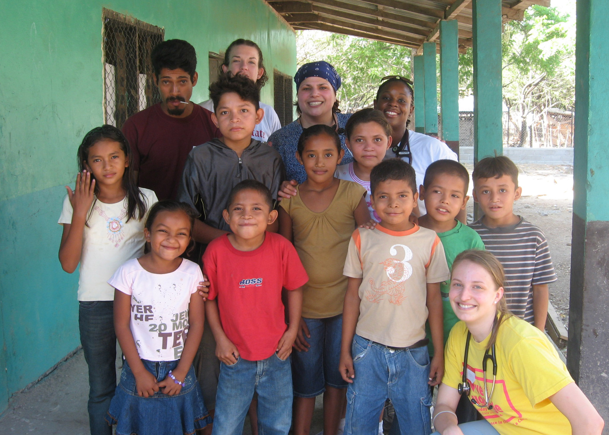 Group of children in Honduras