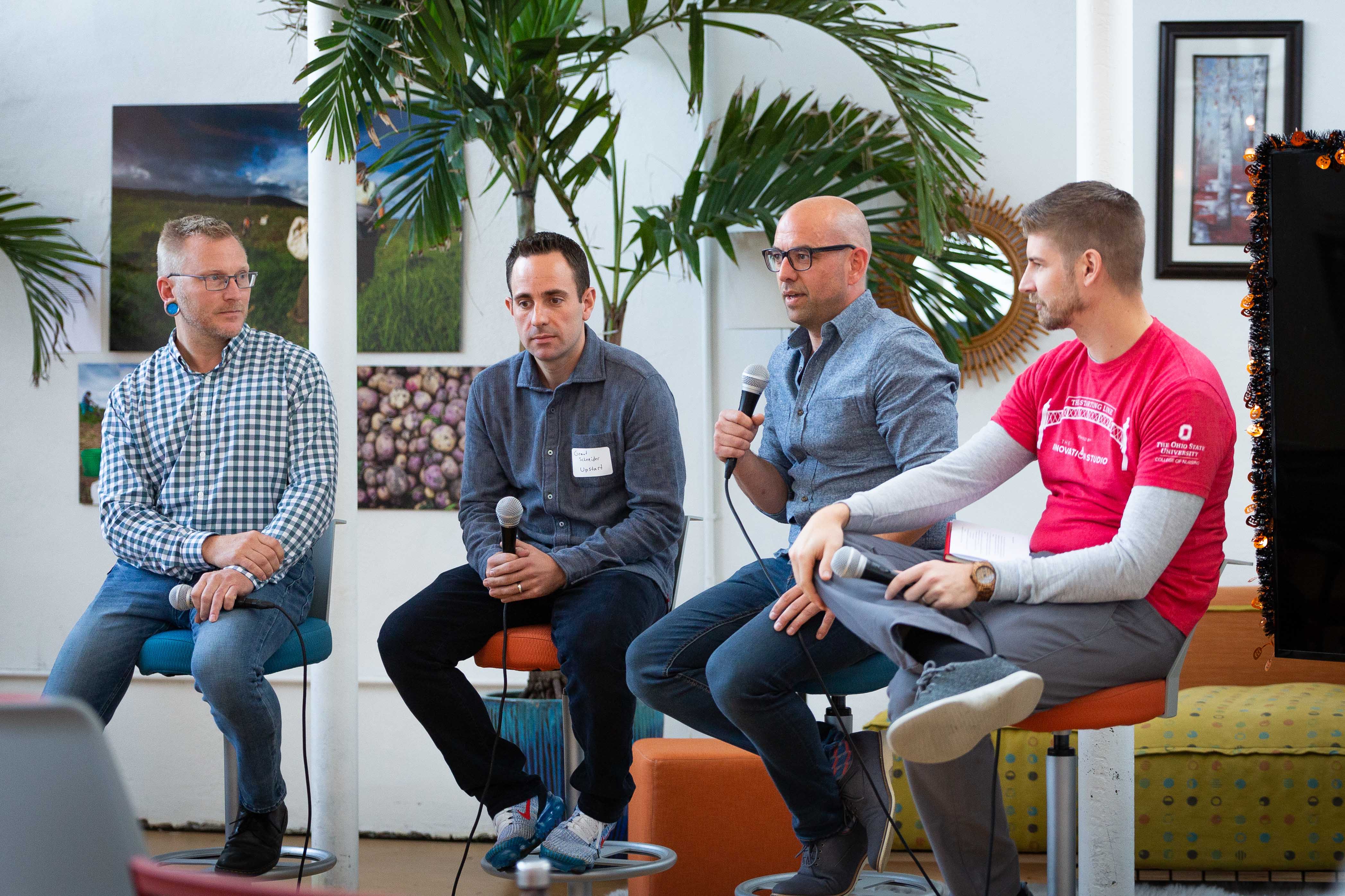 panel speakers at the Starting Line event