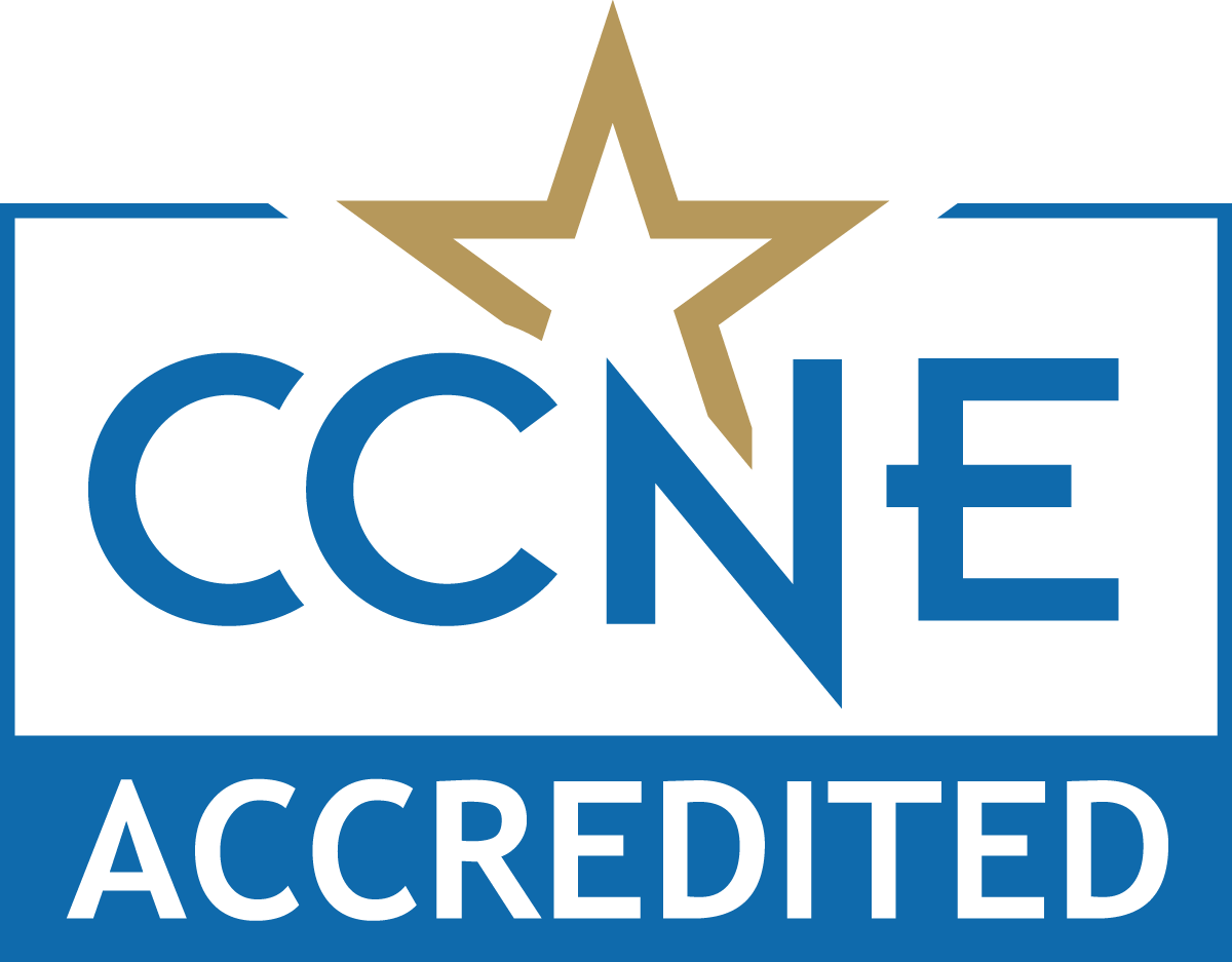 CCNE accreditation seal