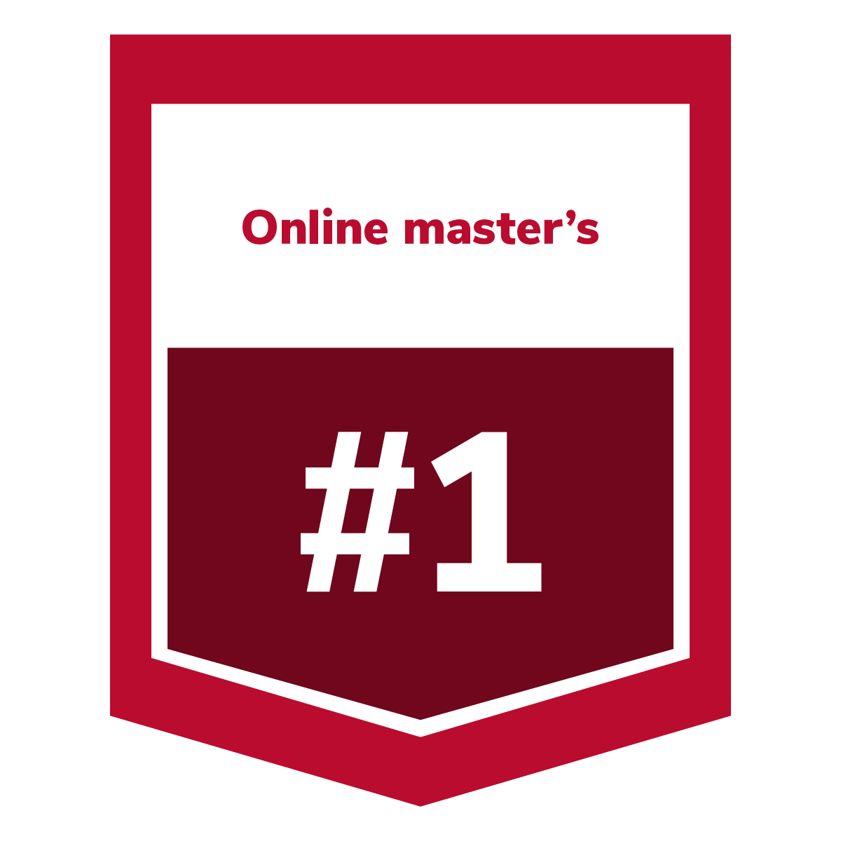 Online Master's #1 illustrated banner