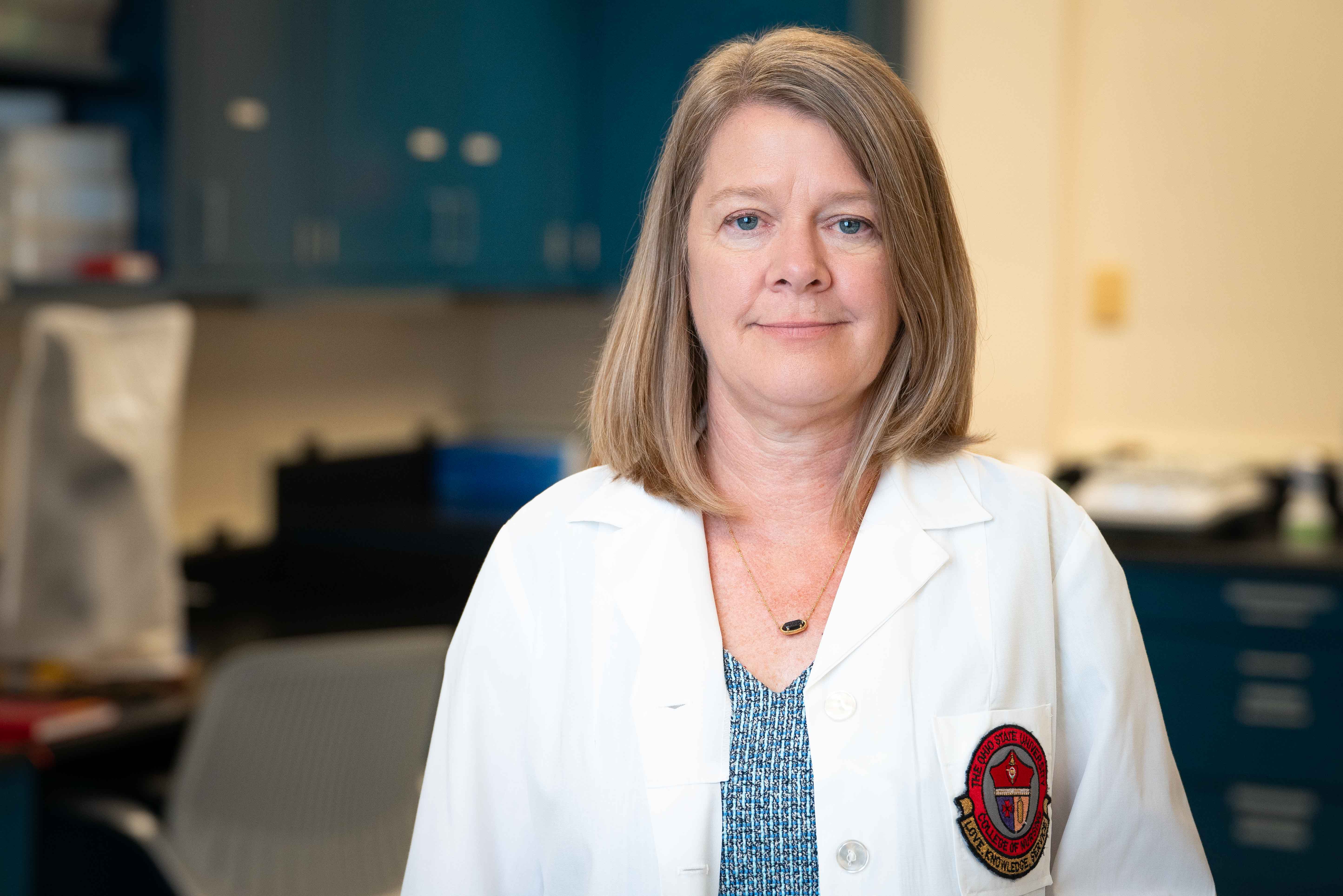 Jodi Ford in the College of Nursing's lab