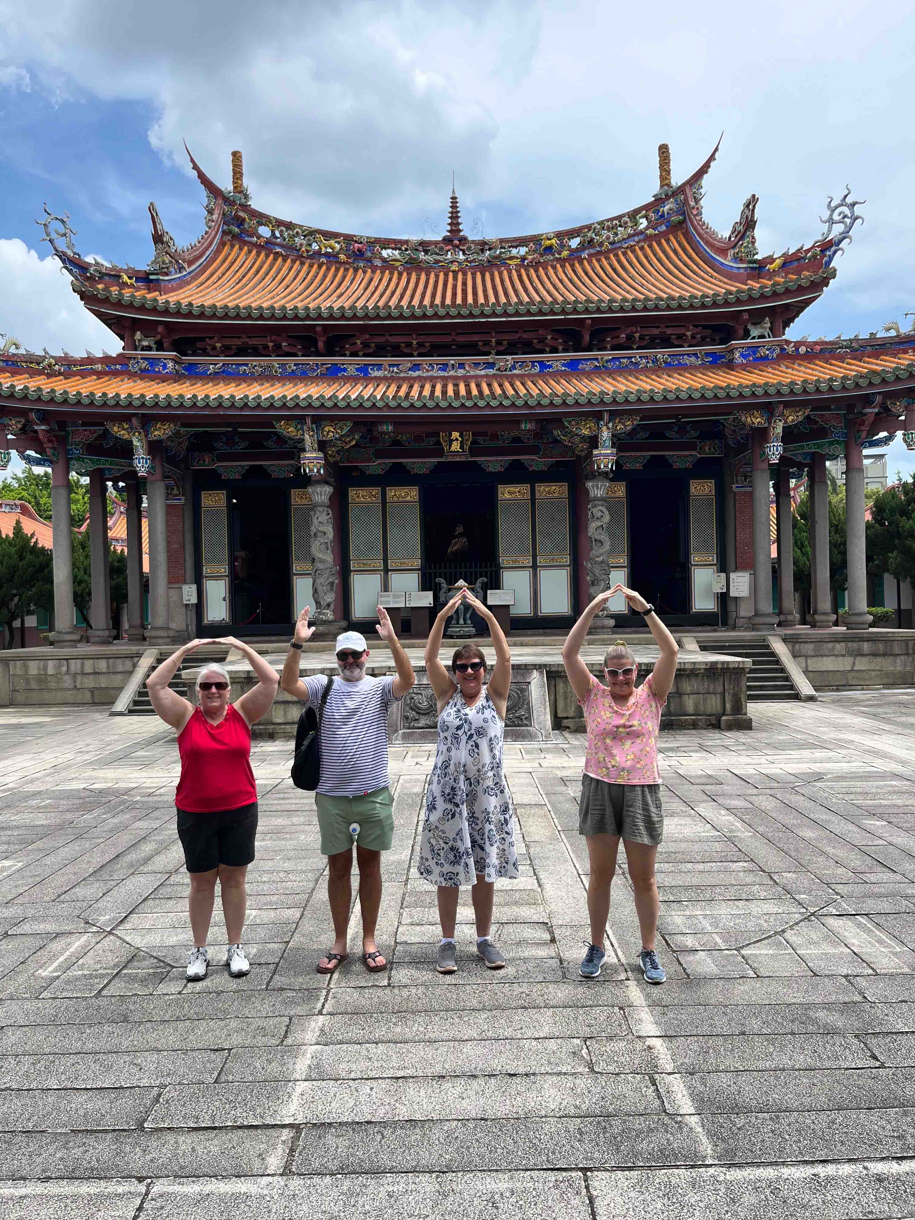 Cindy Zellefrow, Stephen McGhee, Dianne Morrison-Beedy and Randee Masciola in Taiwan