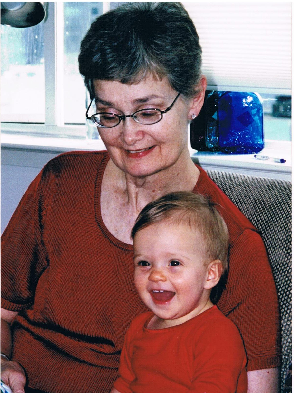 Martha S. Pitzer and granddaughter Melanie