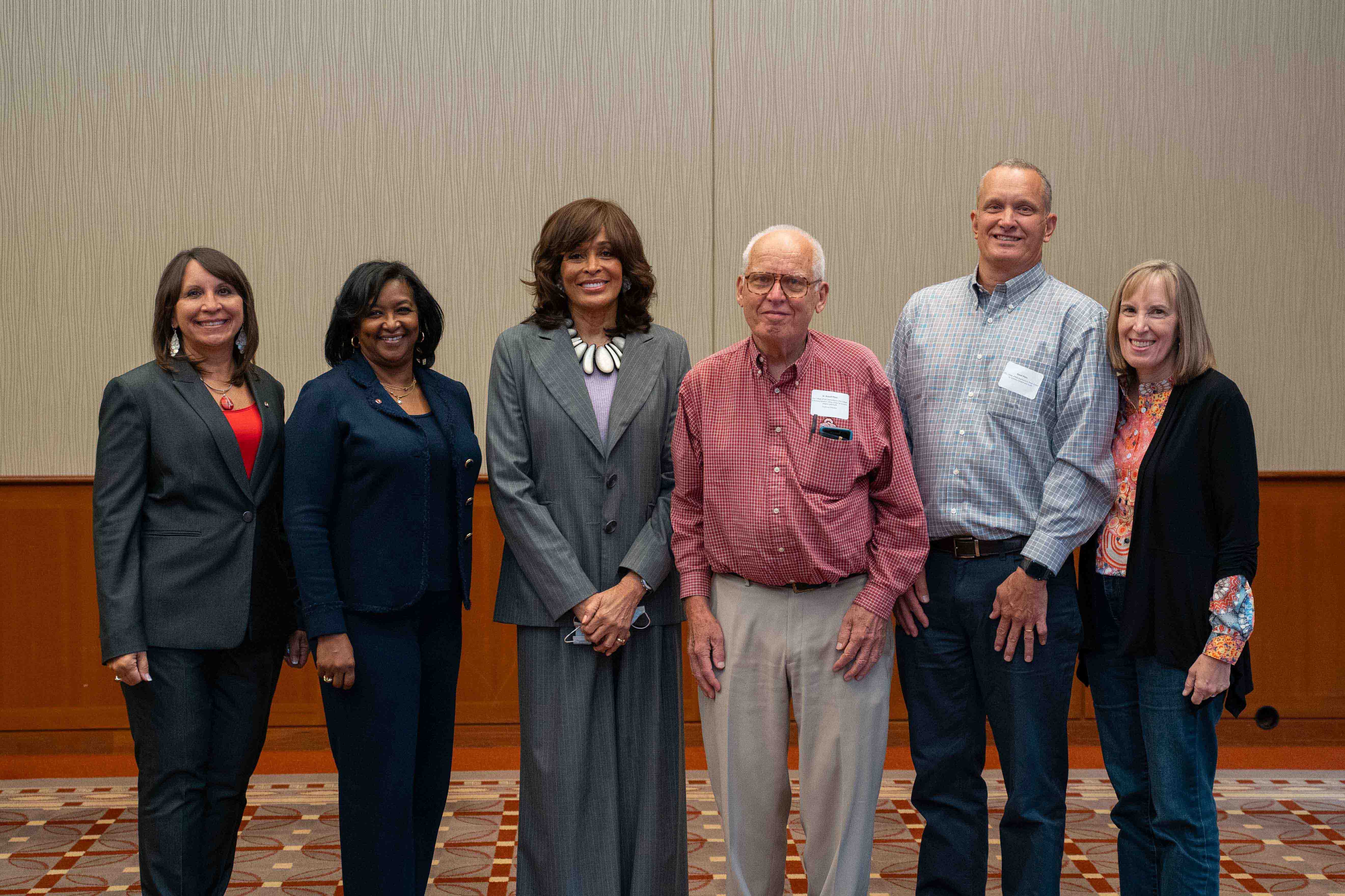 Faye Wattleton with Dean Melnyk, Karen Patricia Williams and the Pitzer family