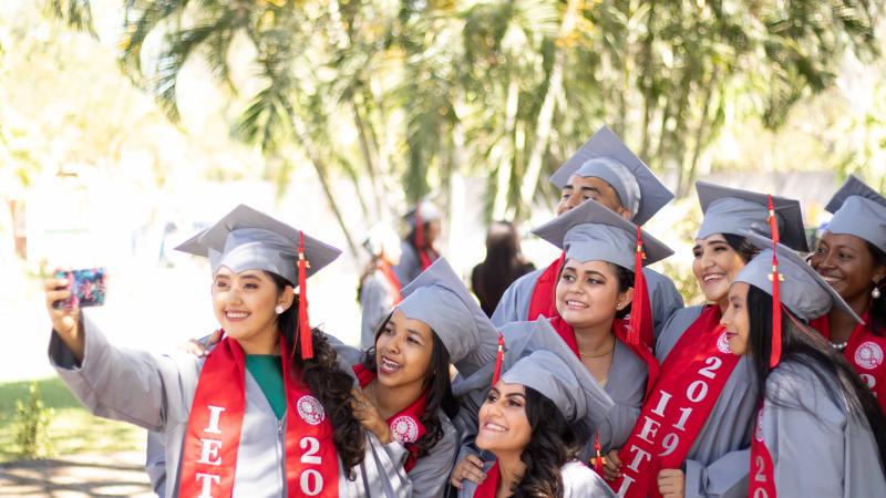 graduating students from the high school nursing program in Honduras