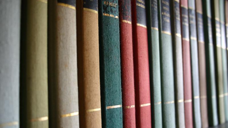 books on a shelf