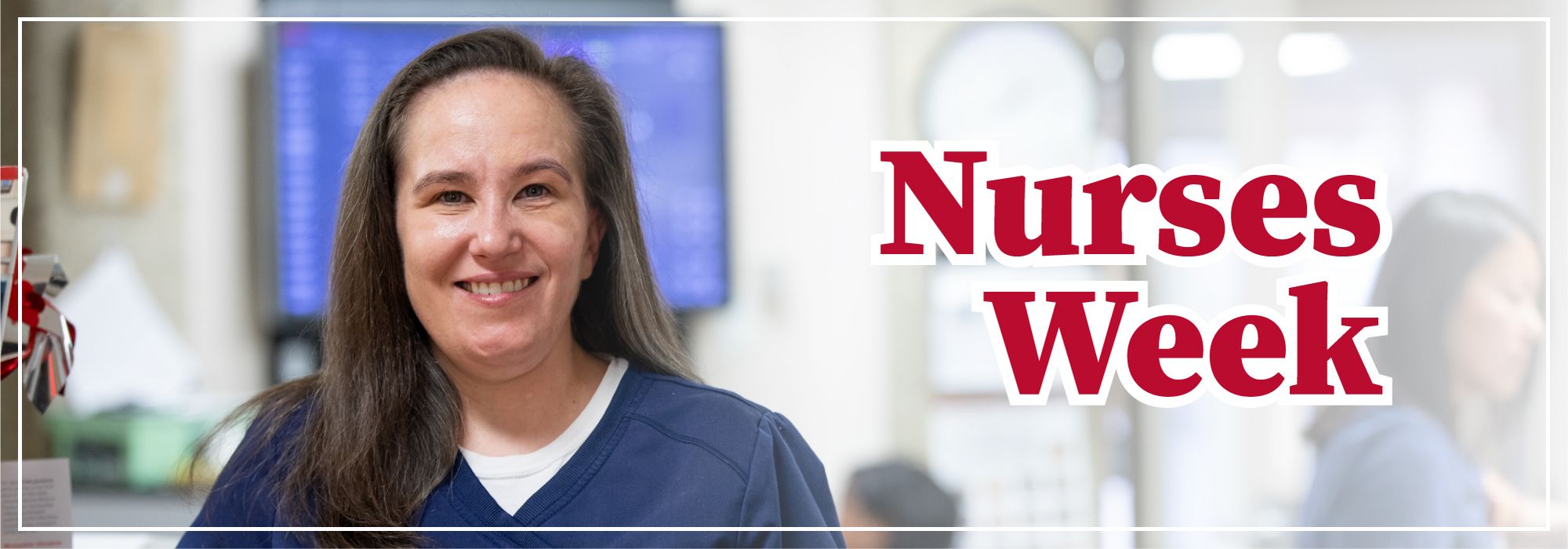 photo of nurse Maria Winner with words Nurses Week