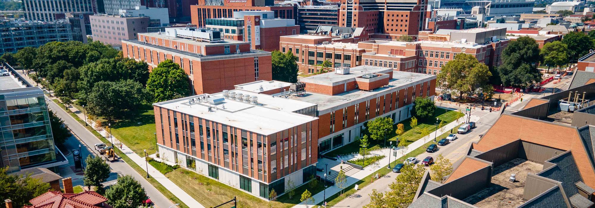 aerial photo of Jane E. Heminger Hall