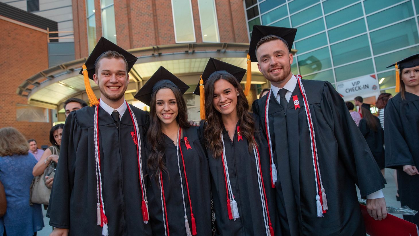 group of Ohio State students at Convocation