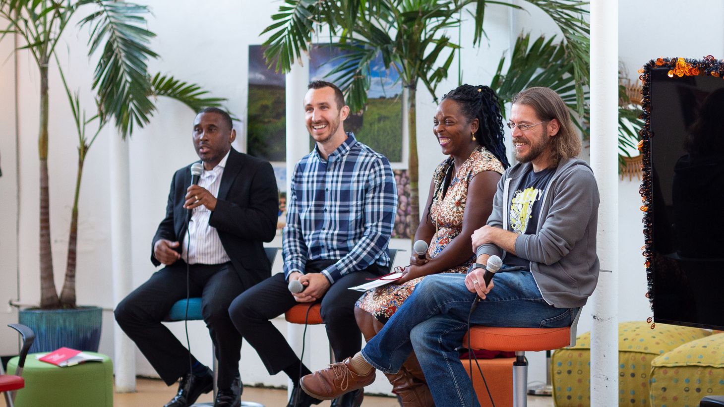 panel speakers at Starting Line event