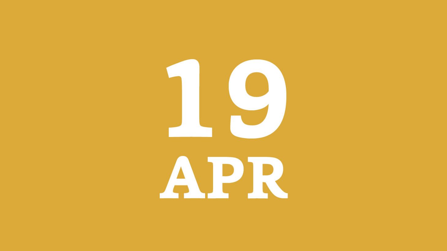 April 19