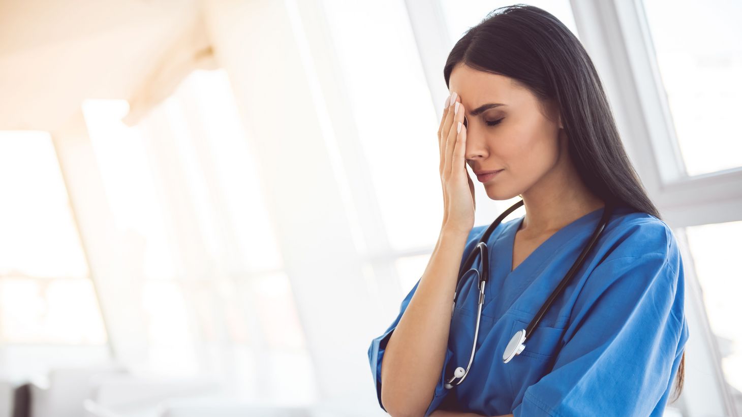 distressed nurse