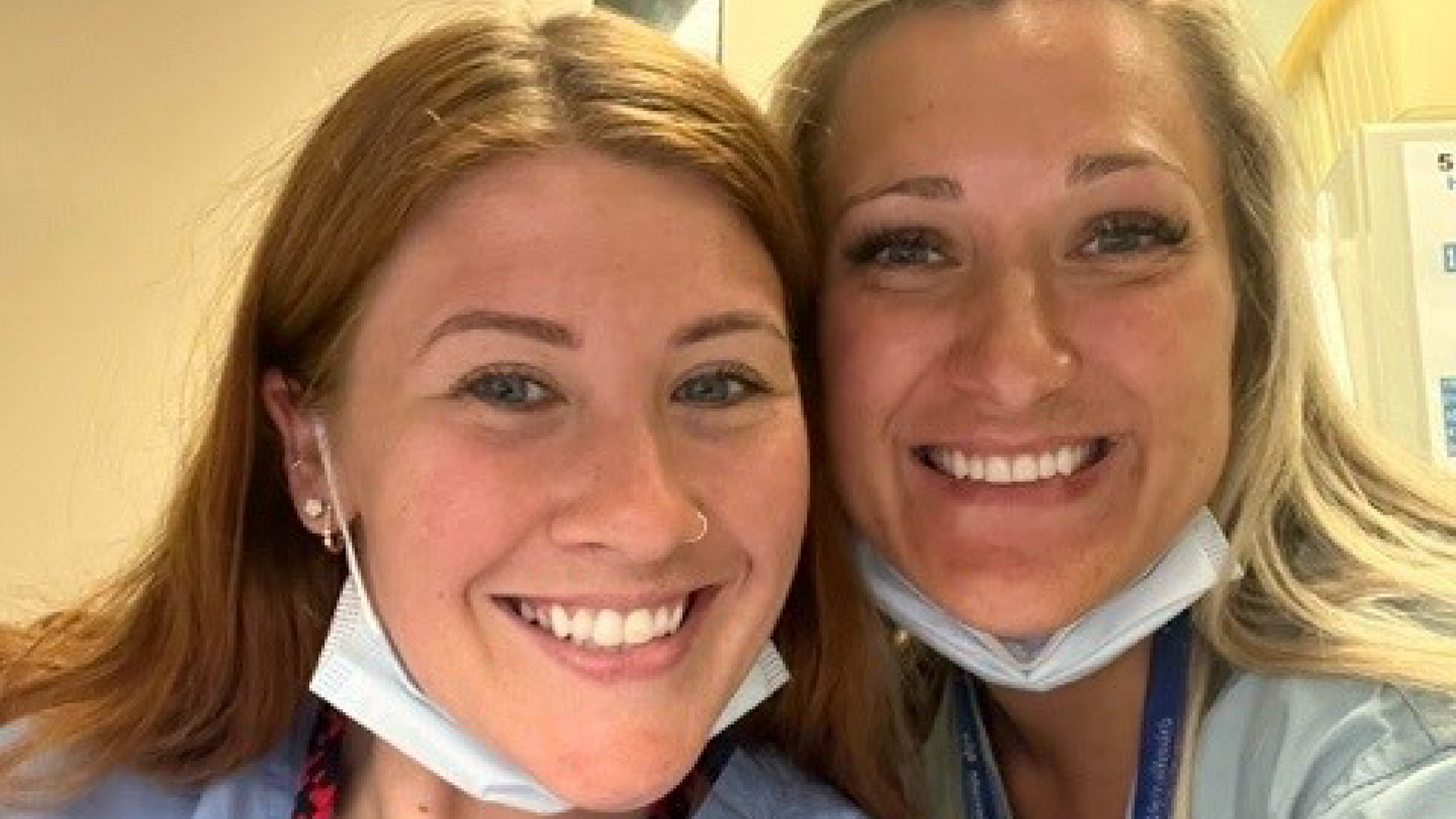 Andrea Cottrell with preceptor Kristina Fitch