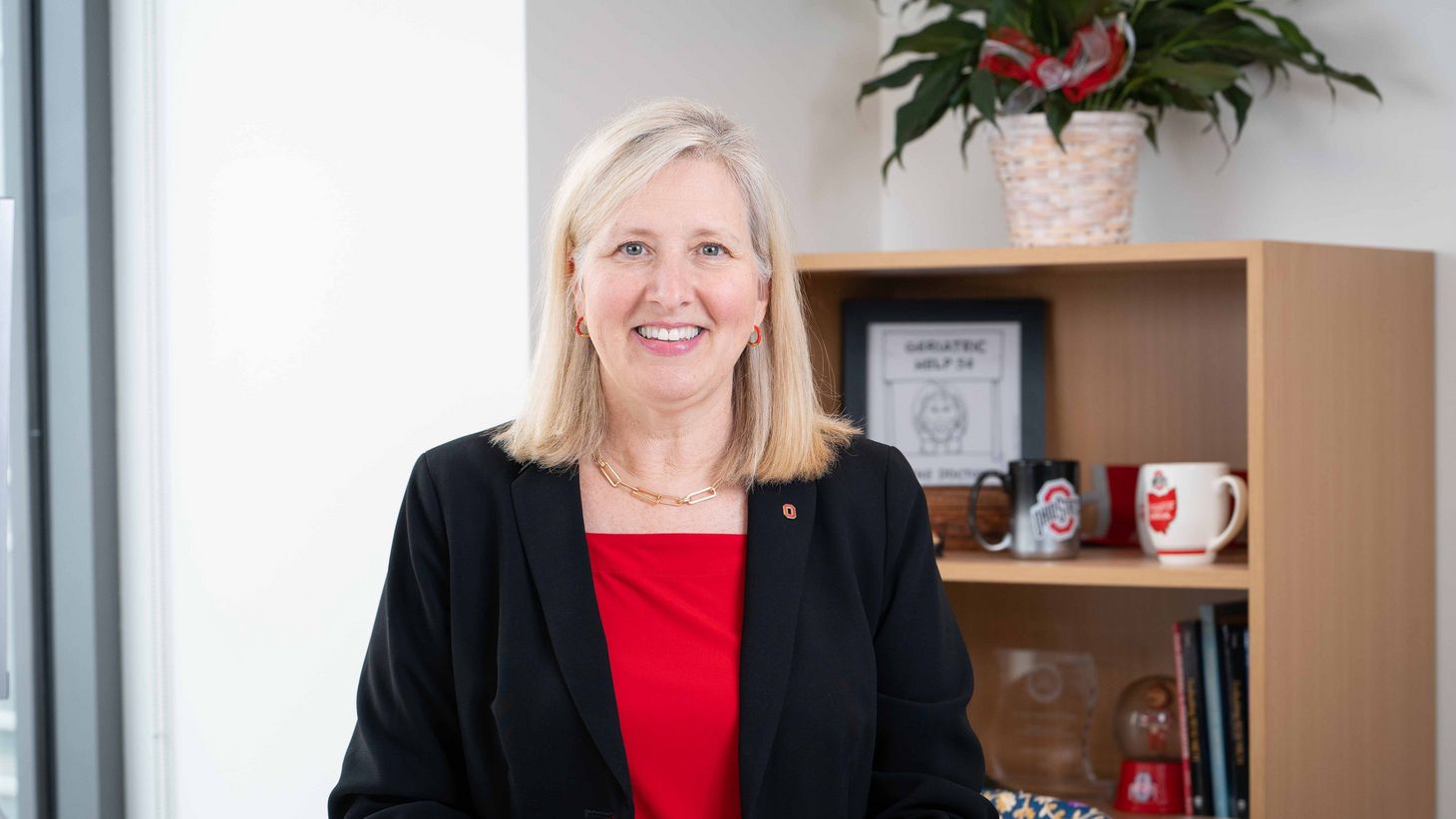 Karen Rose in her office