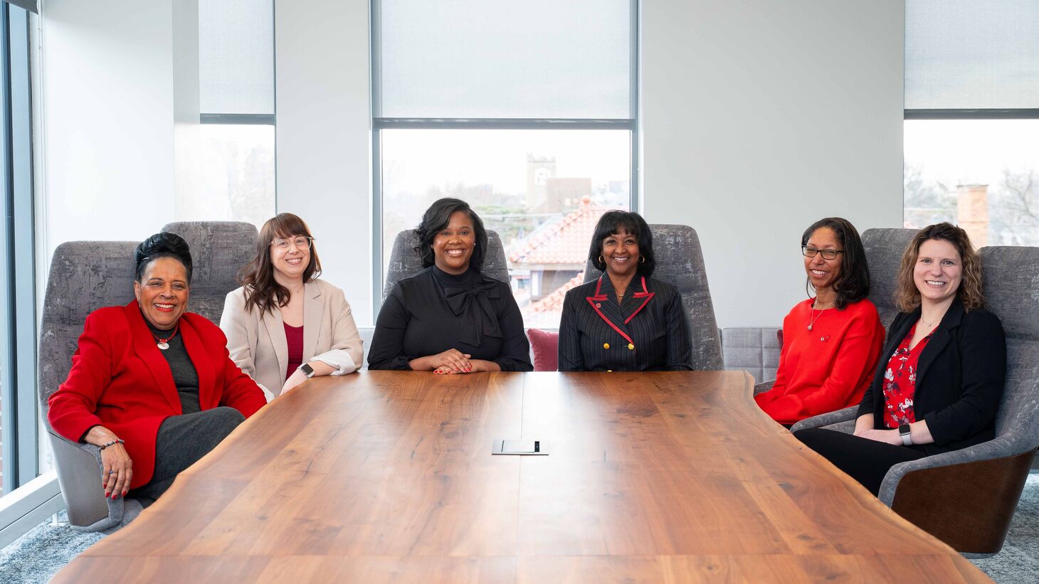 From left: Barbara Jones Warren, Shannon Gillespie, Tara Crawford, Karen Patricia Williams, Holly Jones and McKenzie Jancsura