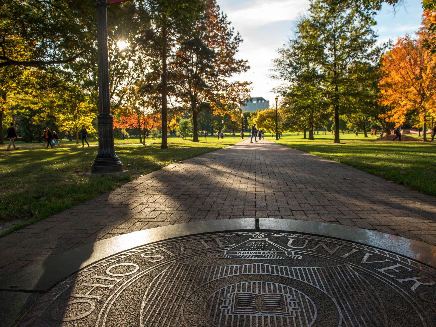 the oval on Ohio State's campus