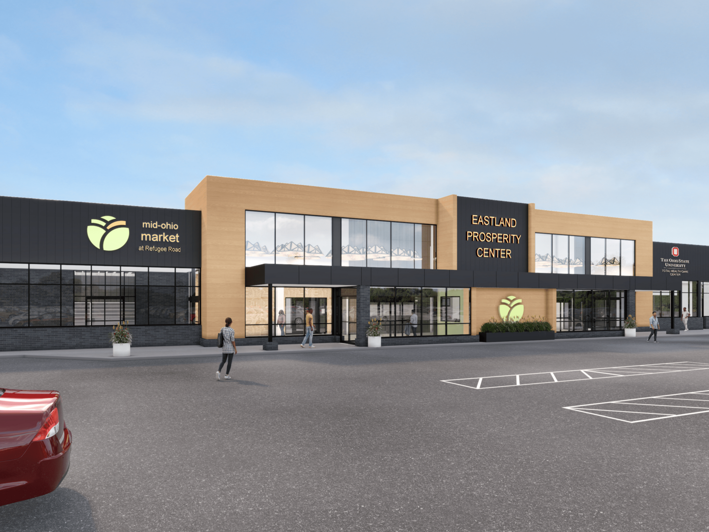 Rendering of Eastland Prosperity Center
