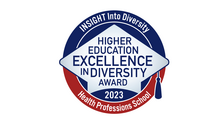 Insight Into Diversity 2023 Health Professions Higher Education Excellence in Diversity (HEED) Award logo