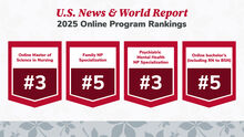 2025 online program rankings graphic