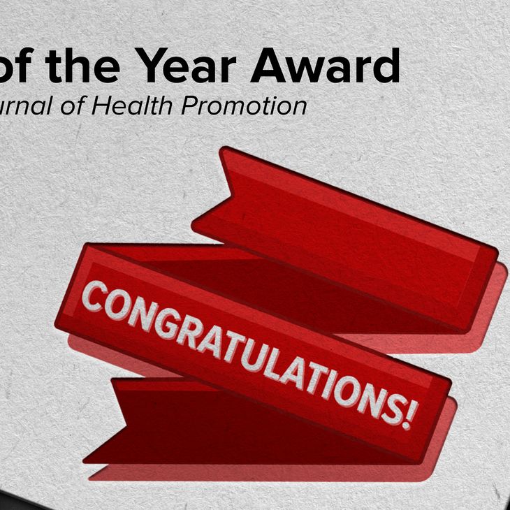Paper of the Year Award - Congratulations!