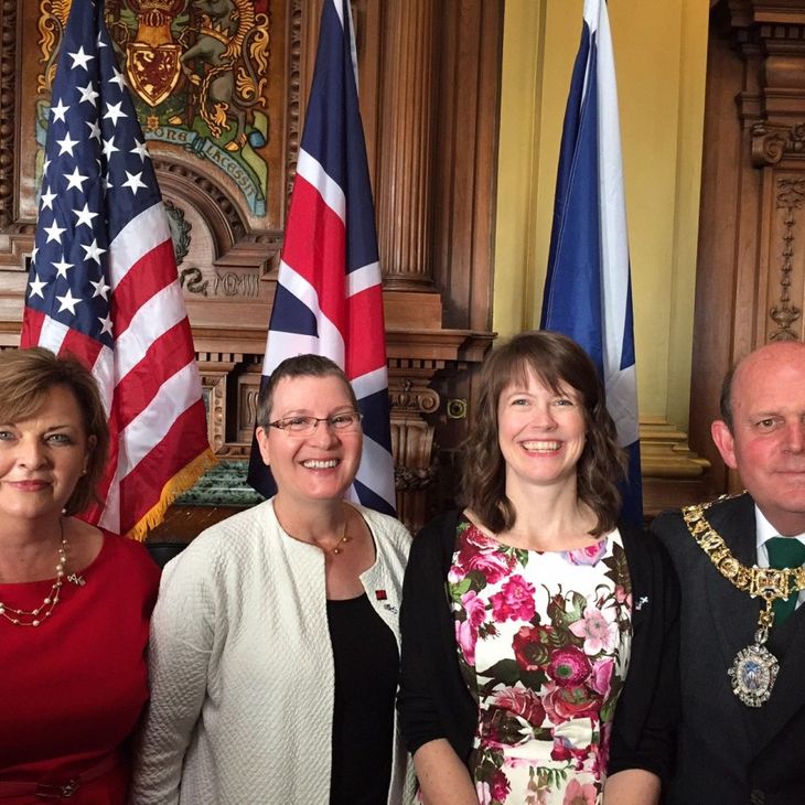 Dianne Morrison-Beedy with others in Scotland