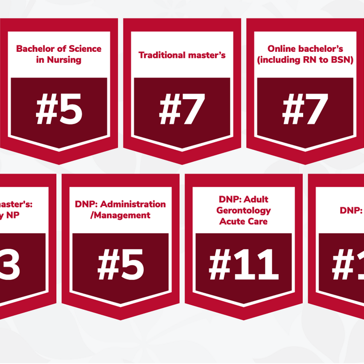 USNWR rankings header graphic with new BSN ranking