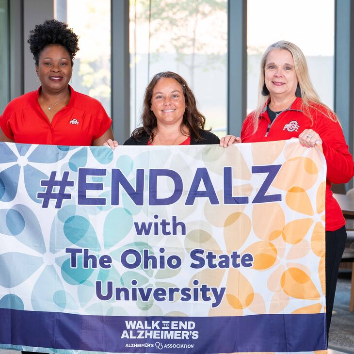 Walk to End Alzheimer's Ohio State team leads