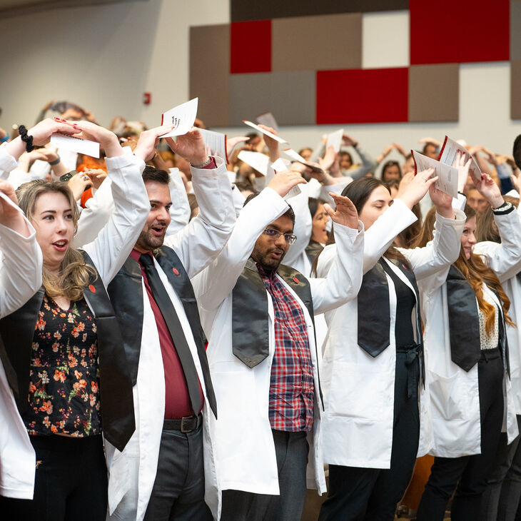 GE White Coat and Pinning Ceremony photo