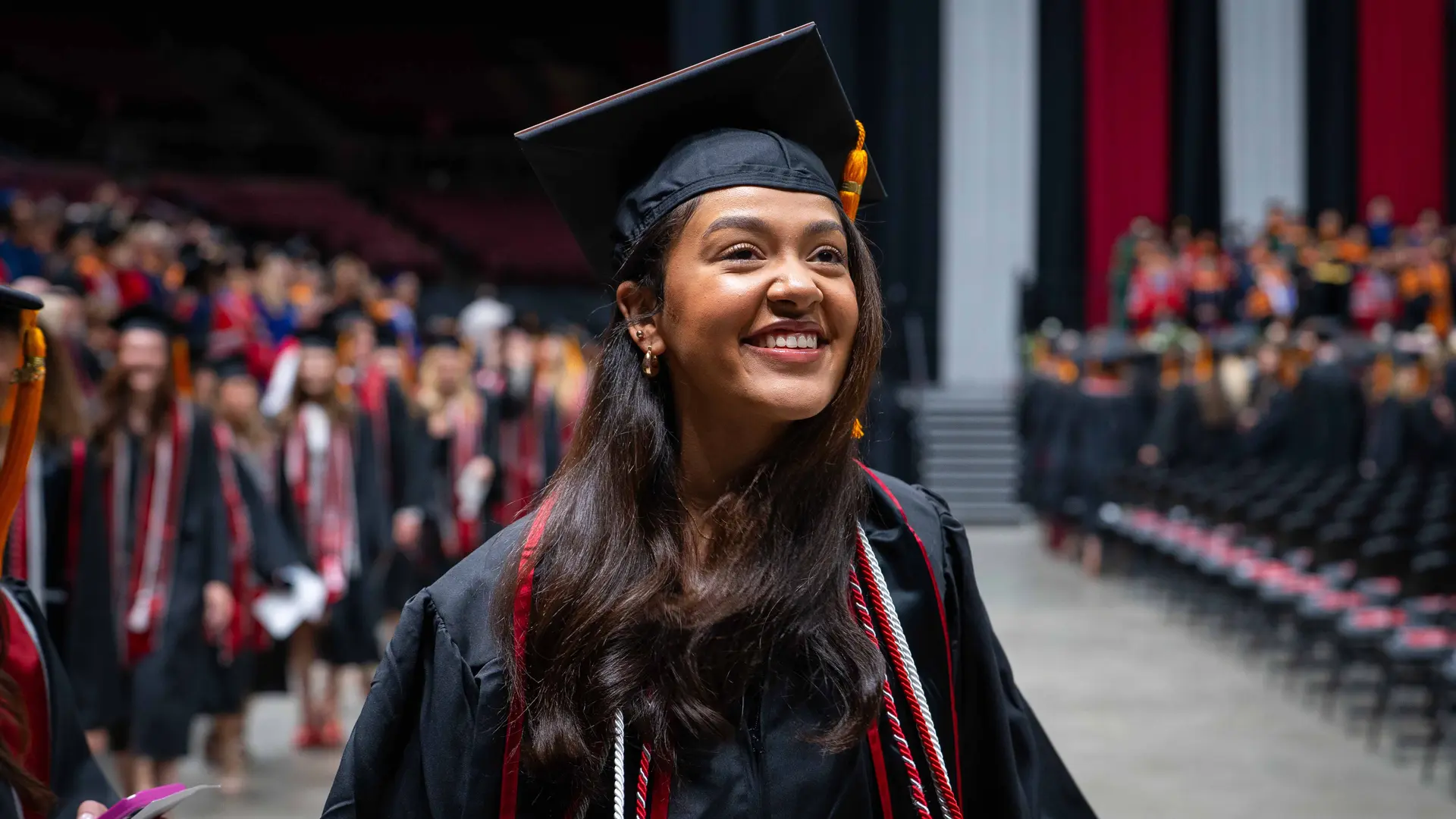 Graduates during convocation event