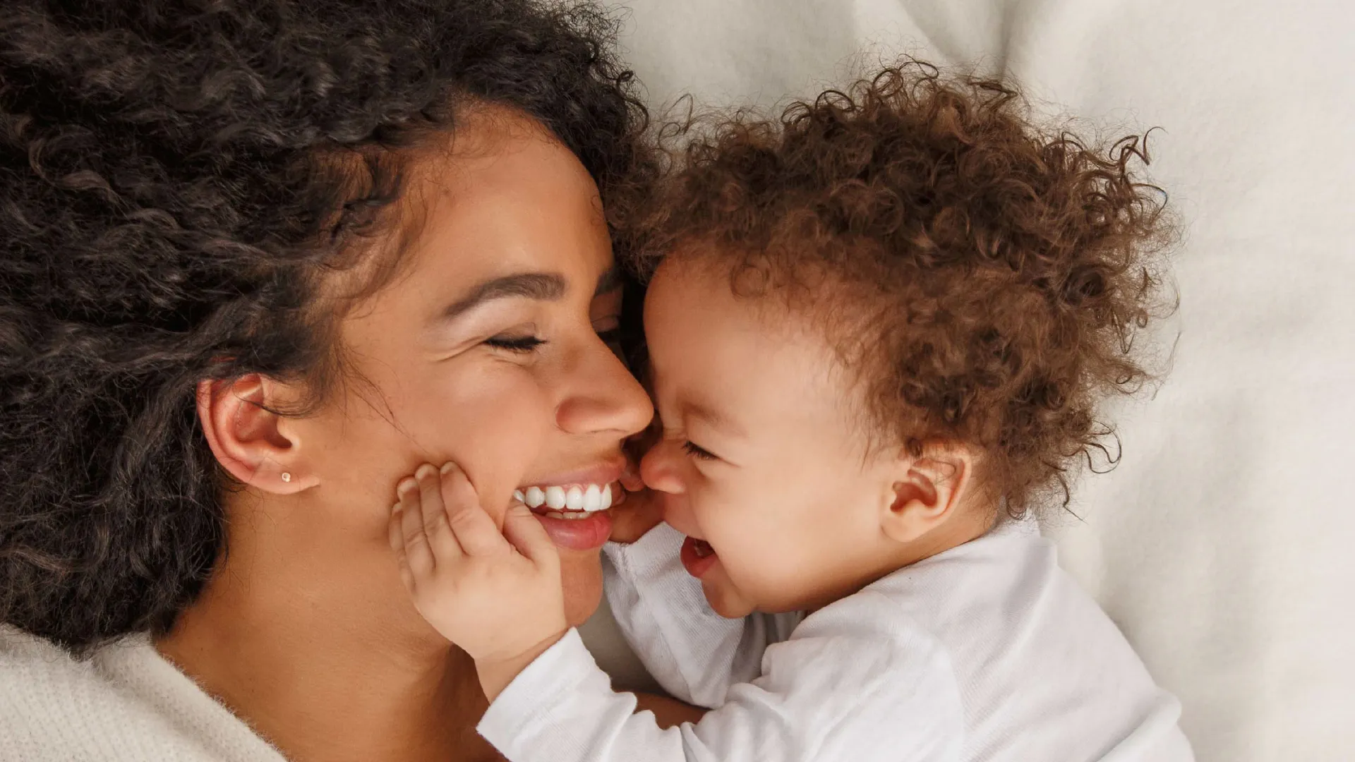 A mother with her child