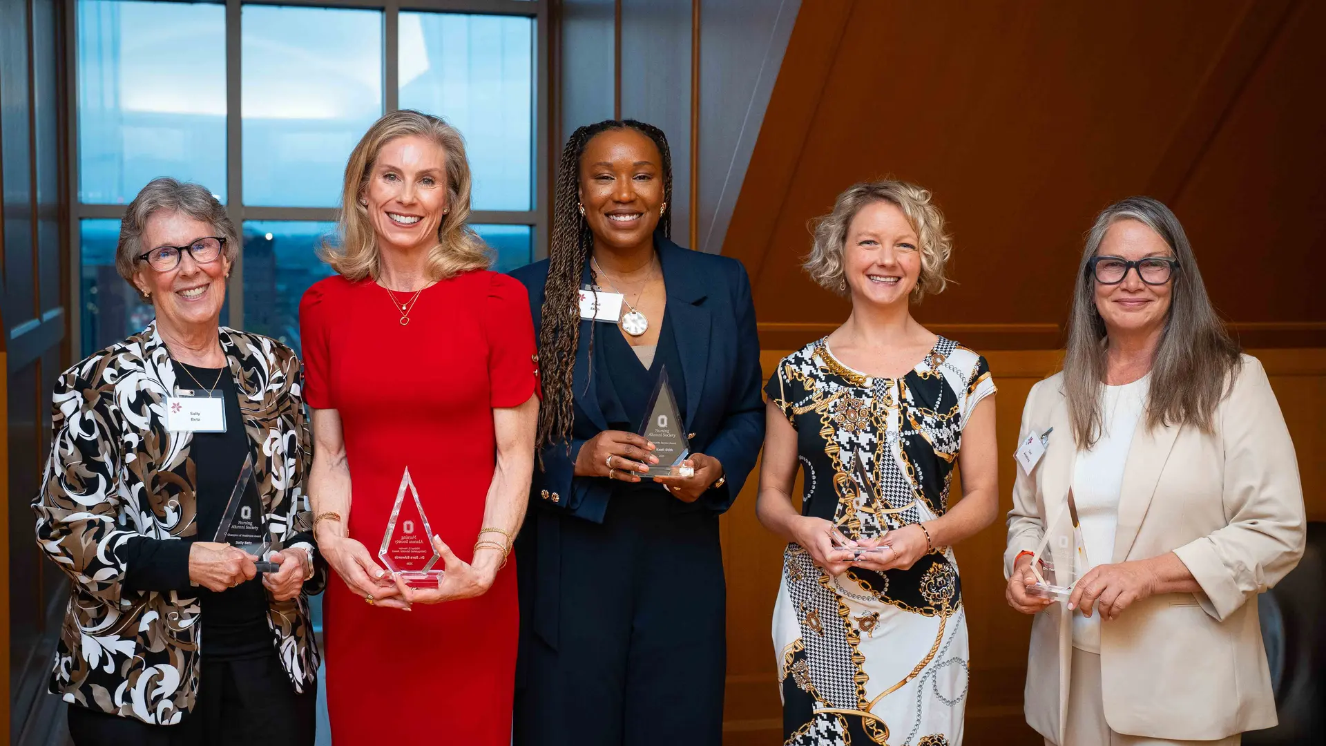 group photo of 2026 Nursing Alumni Society award winners