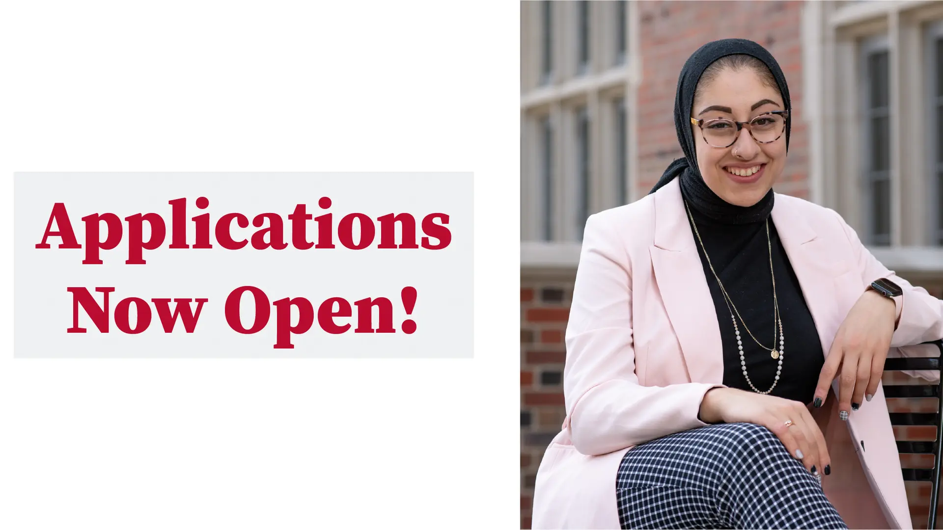 Applications now open
